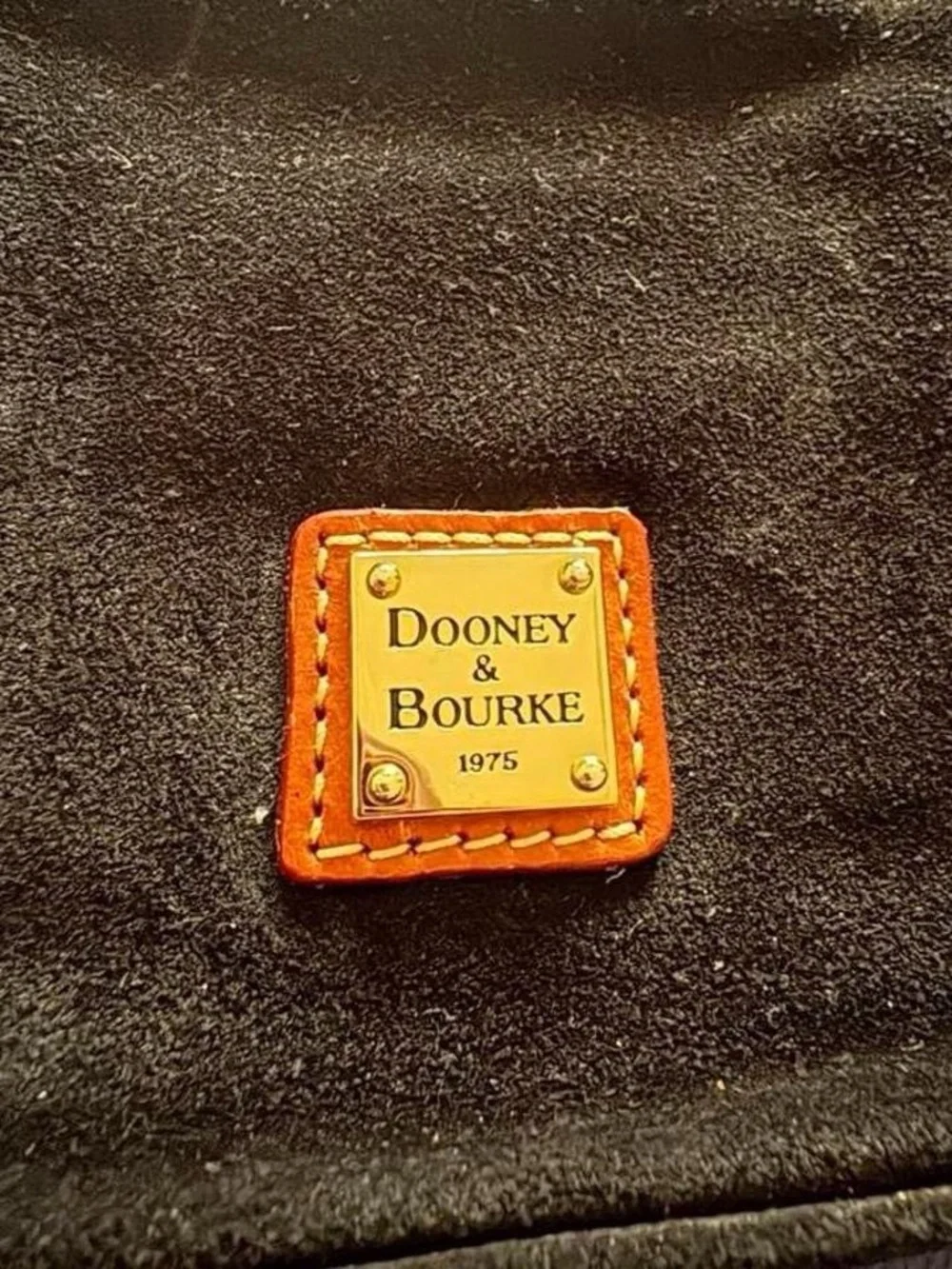 Black Dooney & Bourke suede leather pouch